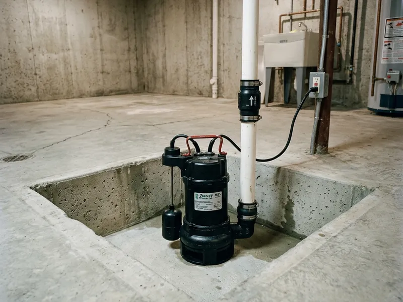 Sump Pump Installation Plumber in Wellington, IL